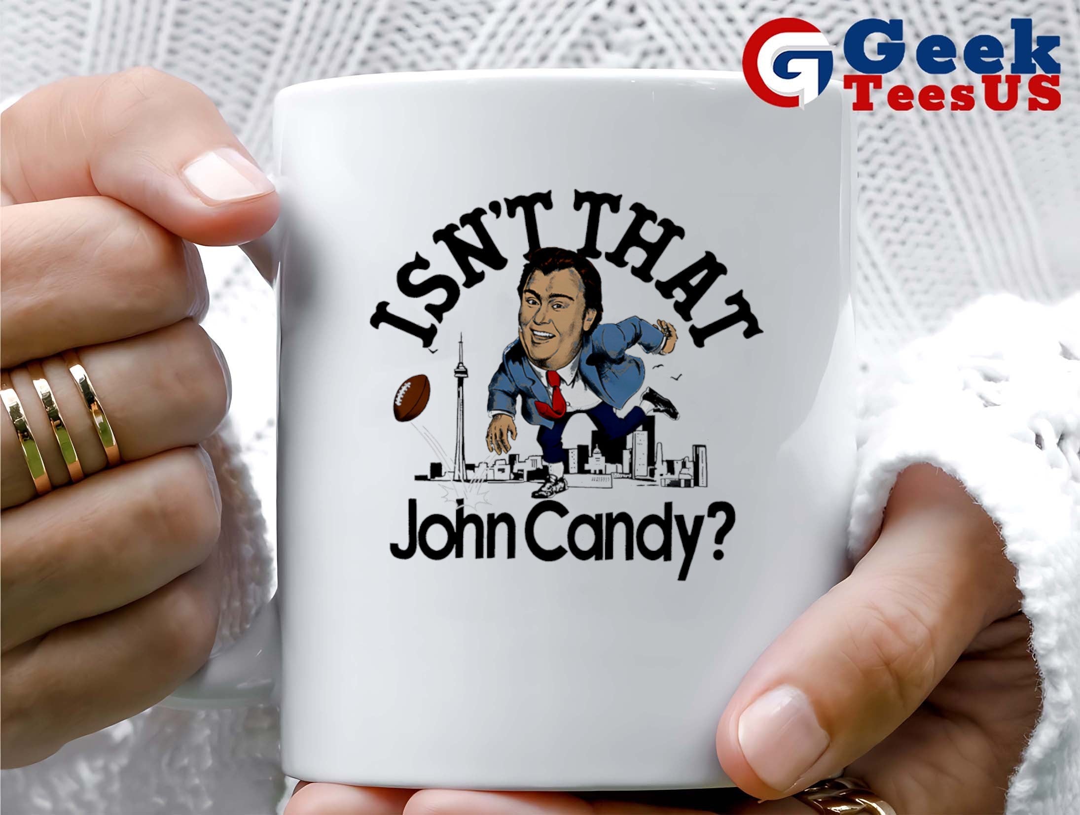 Isn’t that John Candy football skyline city caricature shirt