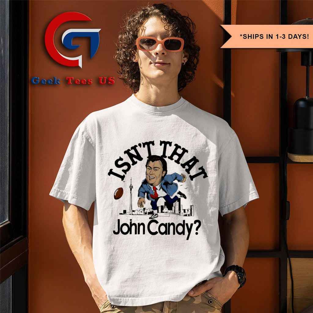 Isn’t that John Candy football skyline city caricature shirt