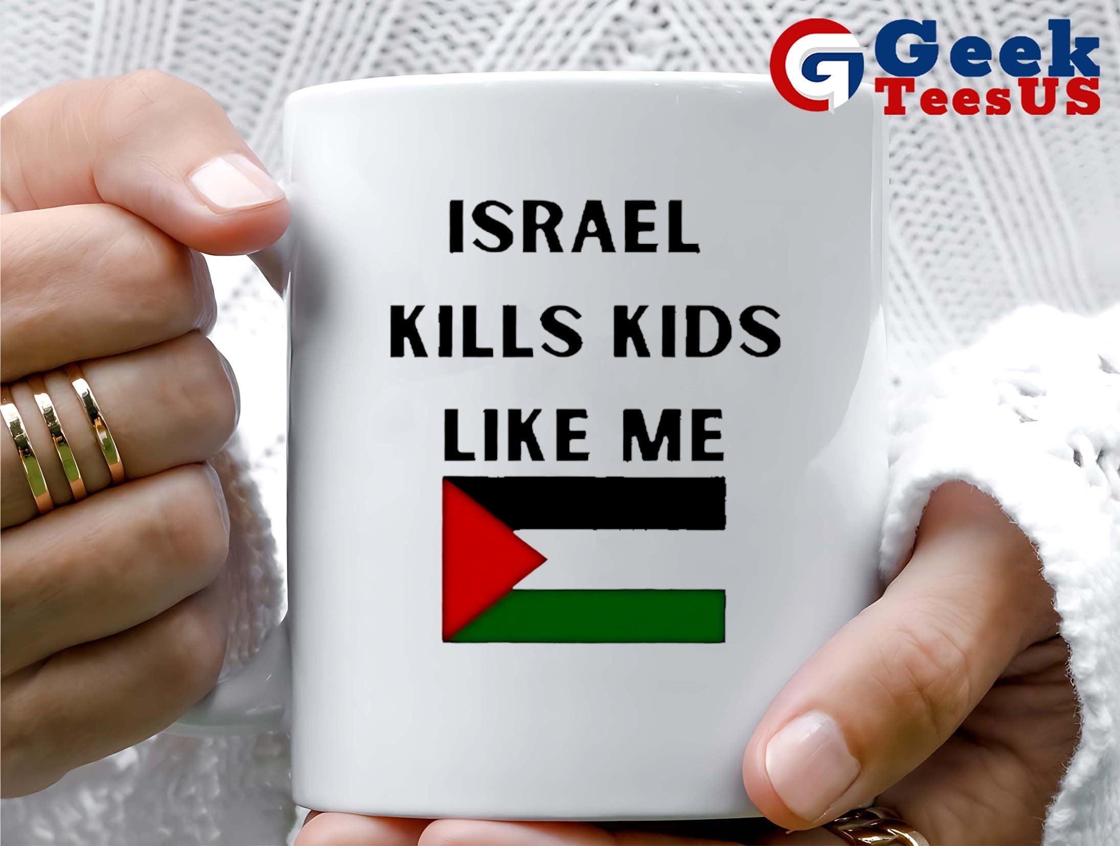 Israel kills kids like me flag shirt