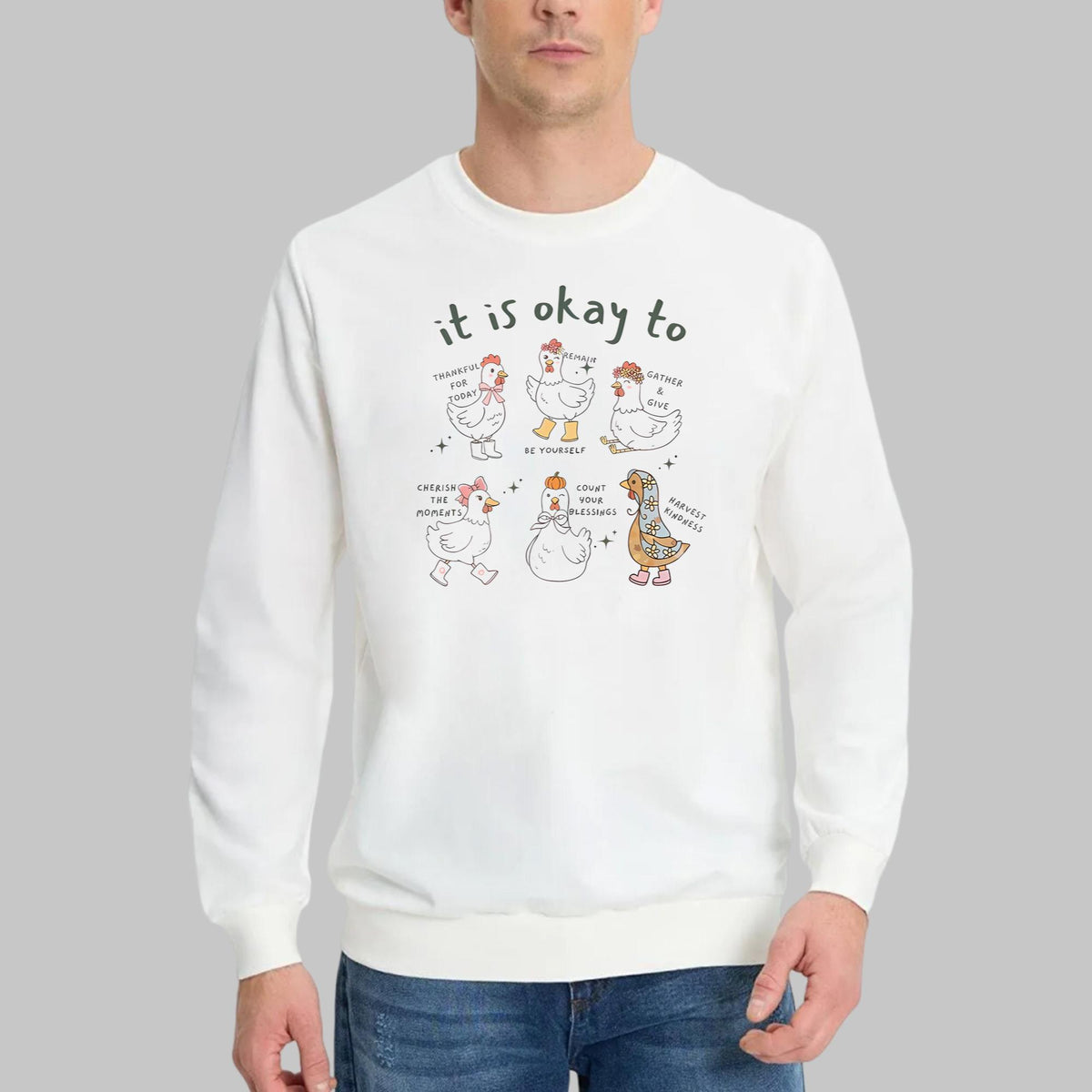 It Is Okay To Thankful For Today Shirt