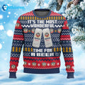 It’s The Most Wonderful Time For A Beer Erdinger Ugly Christmas Sweater
