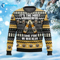 It’s The Most Wonderful Time For A Beer Franziskaner Ugly Christmas Sweater