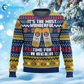 It’s The Most Wonderful Time For A Beer Paulaner Ugly Christmas Sweater