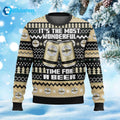It’s The Most Wonderful Time For A Beer Warsteiner Ugly Christmas Sweater