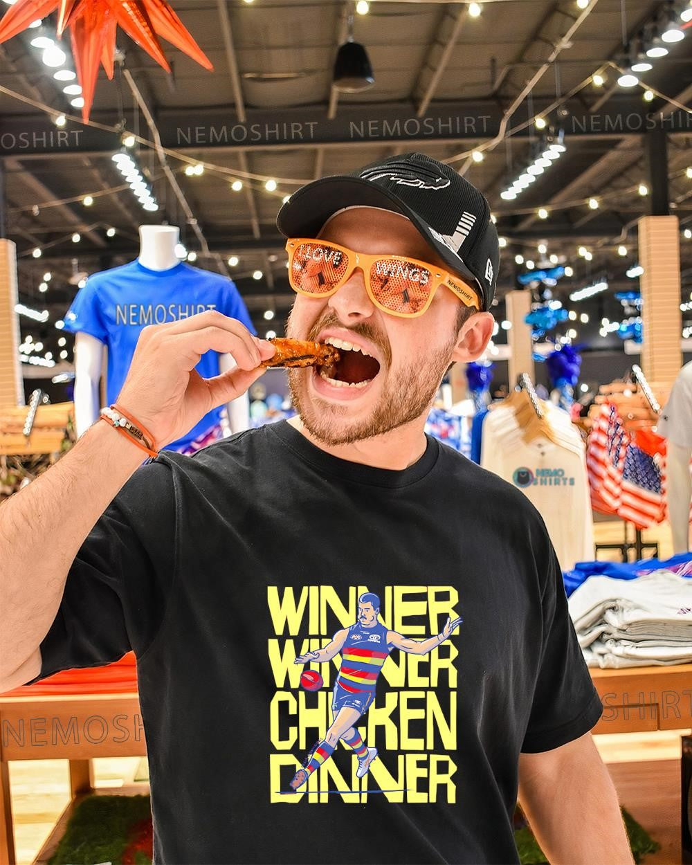 Izak Rankine Adelaide Crows AFL team winner winner chicken dinner shirt