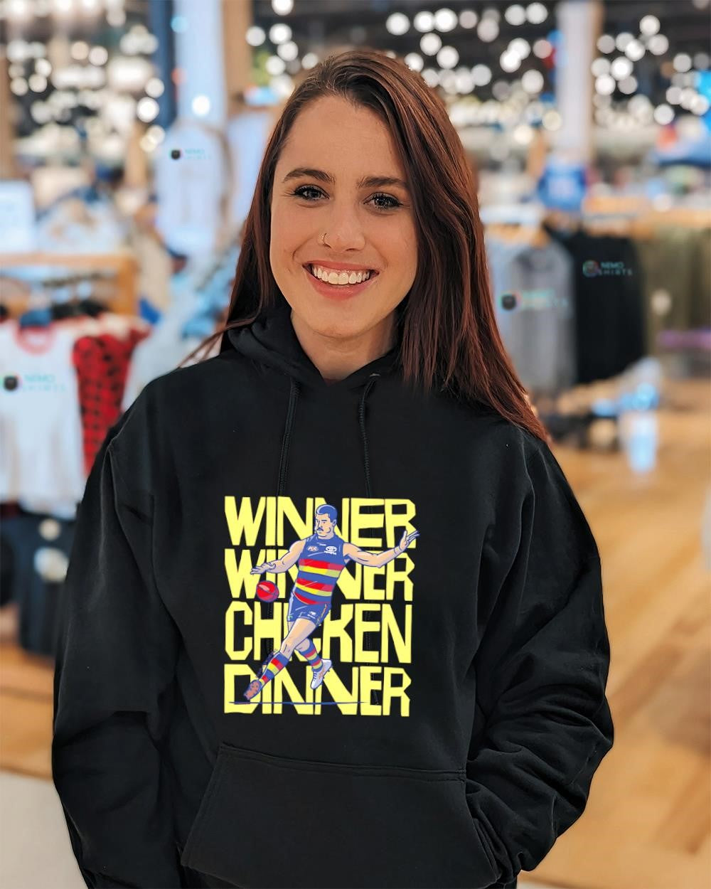 Izak Rankine Adelaide Crows AFL team winner winner chicken dinner shirt