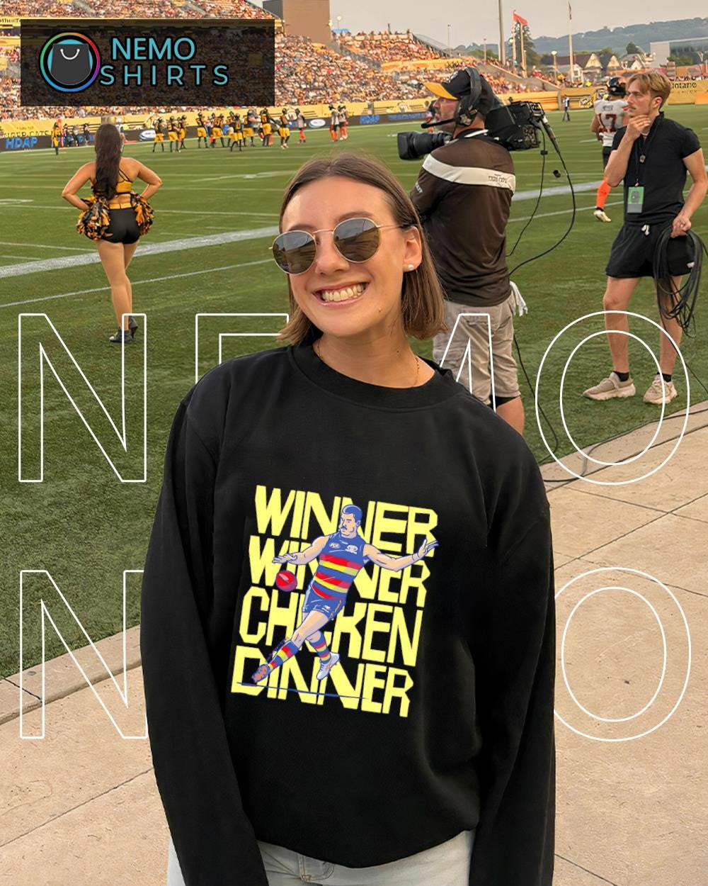 Izak Rankine Adelaide Crows AFL team winner winner chicken dinner shirt