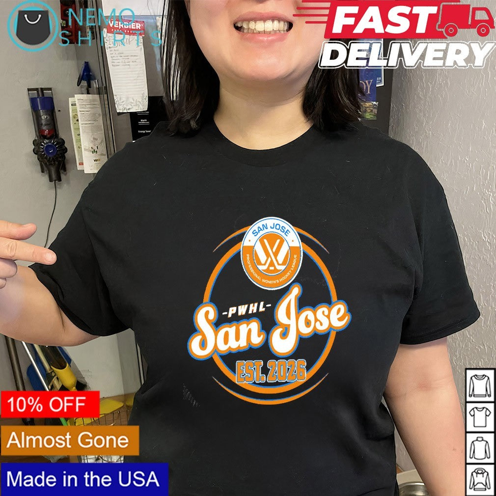 PWHL San Jose est 2026 shirt