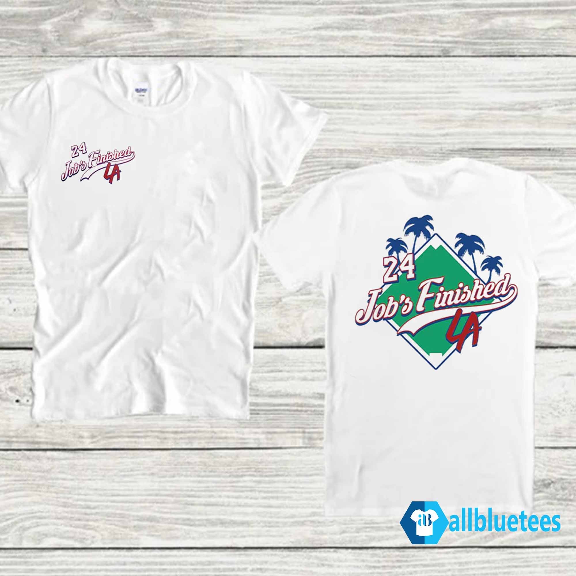 Jack Flaherty Dodgers 24 Job’s Finished Shirt