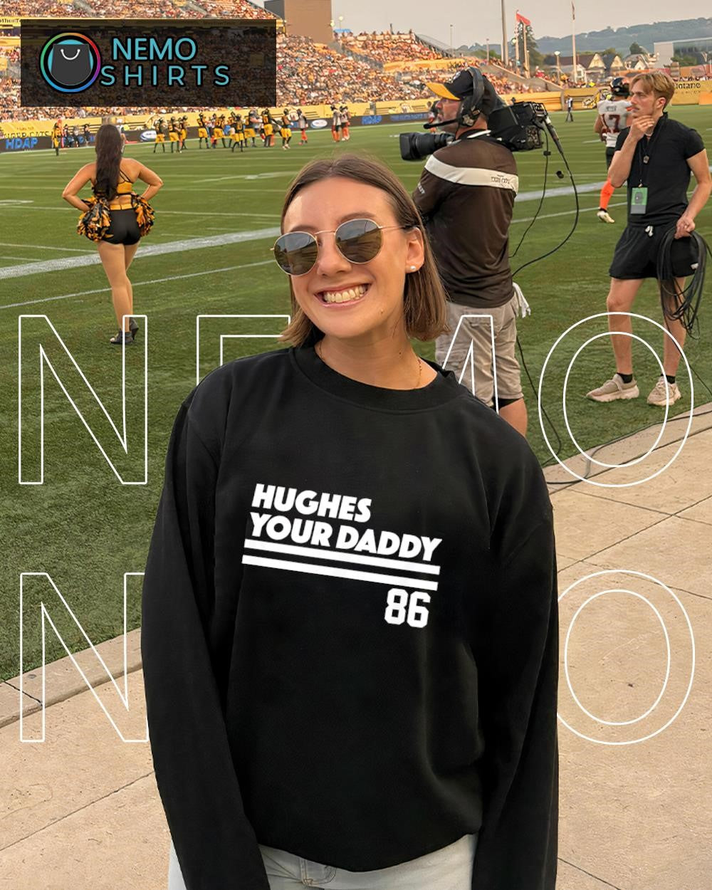 Jack Hughes Hughes Your Daddy jersey 86 shirt