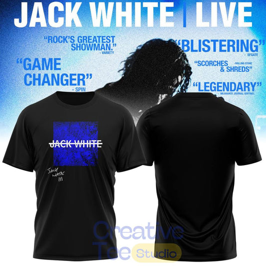 Jack White Live No Name Tour 2026 T-Shirt