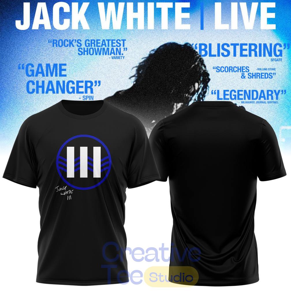 Jack White Live No Name Tour 2026 T-Shirt