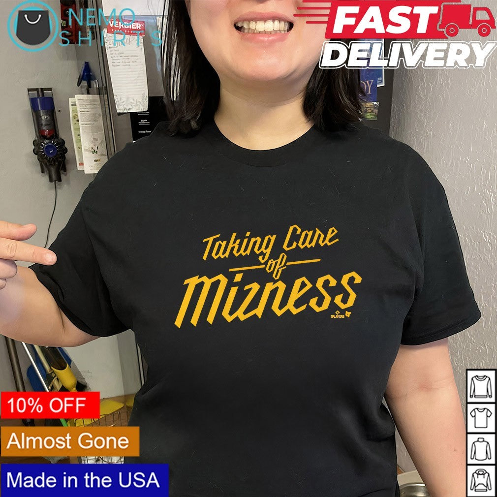 Jacob Misiorowski Milwaukee player taking care of mizness shirt