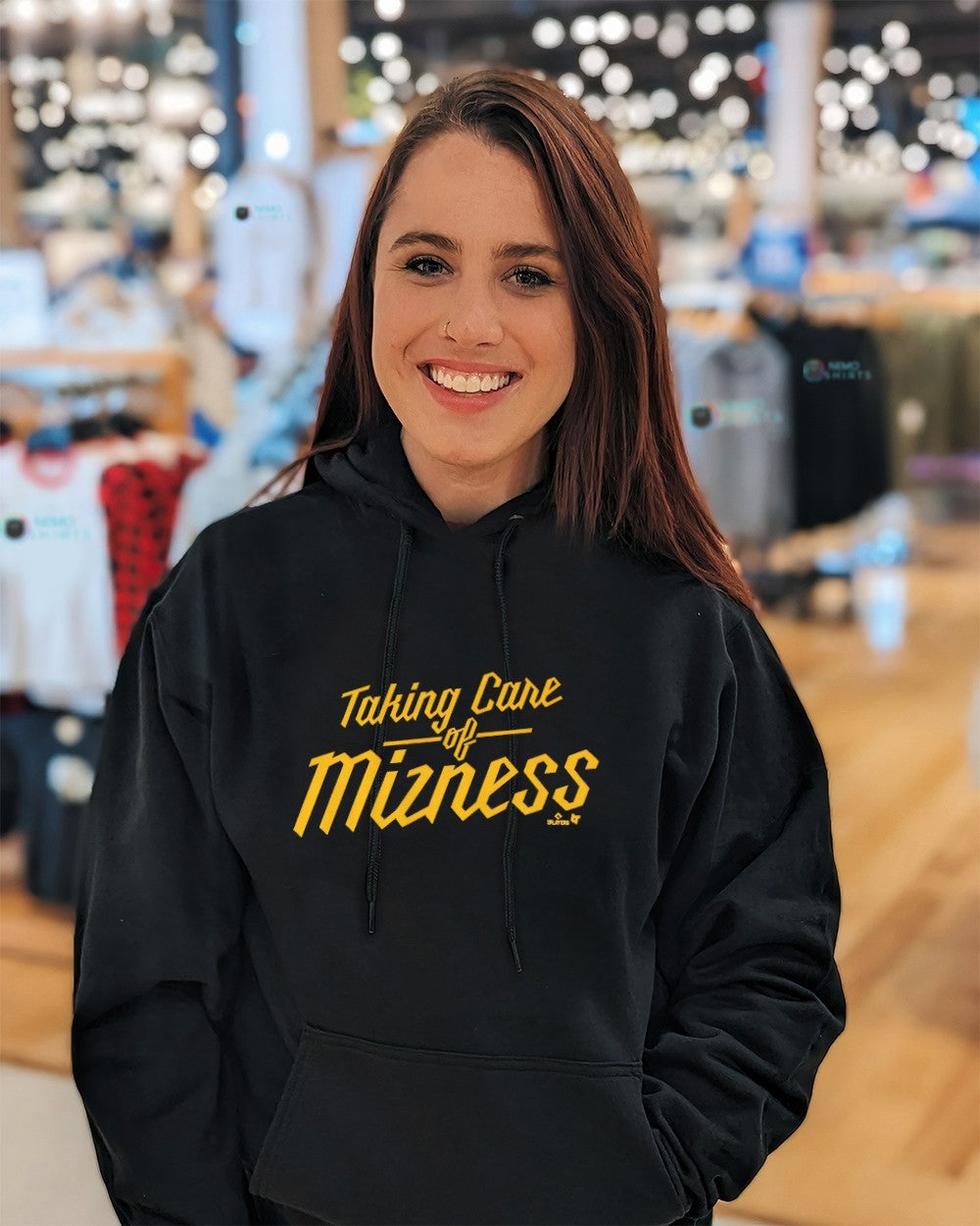 Jacob Misiorowski Milwaukee player taking care of mizness shirt
