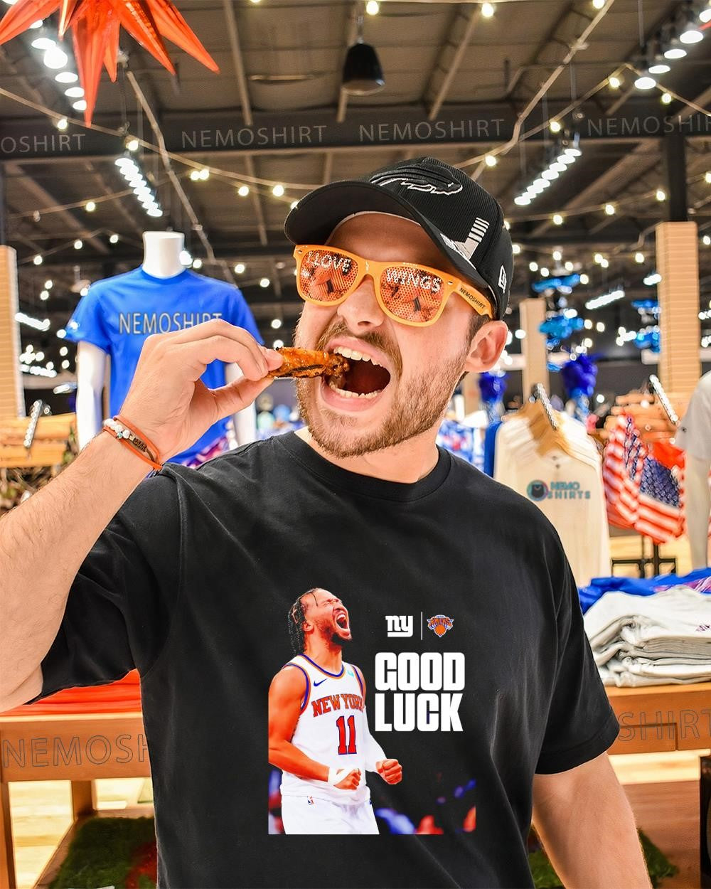 Jalen Brunson 11 New York Knicks guard good luck shirt