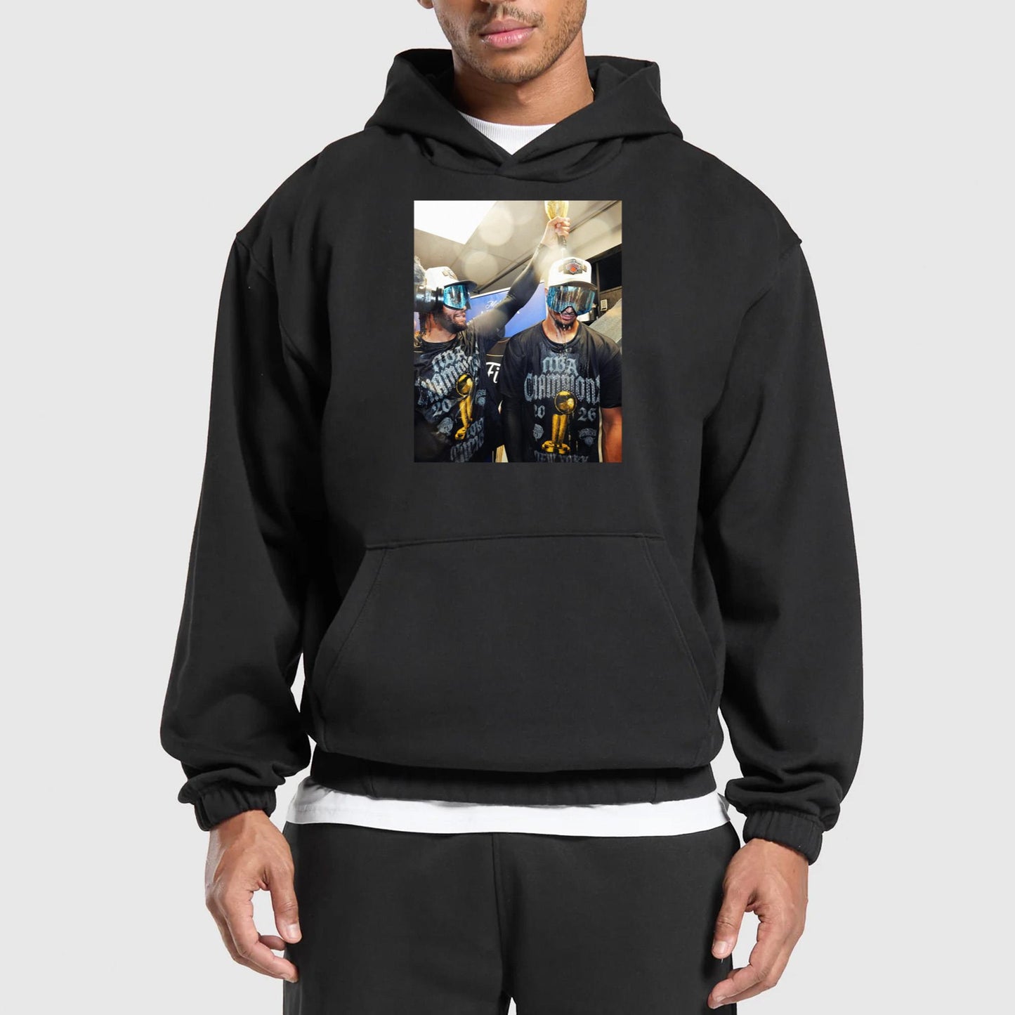Jalen Brunson Josh Hart Champagne Celebration Shirt