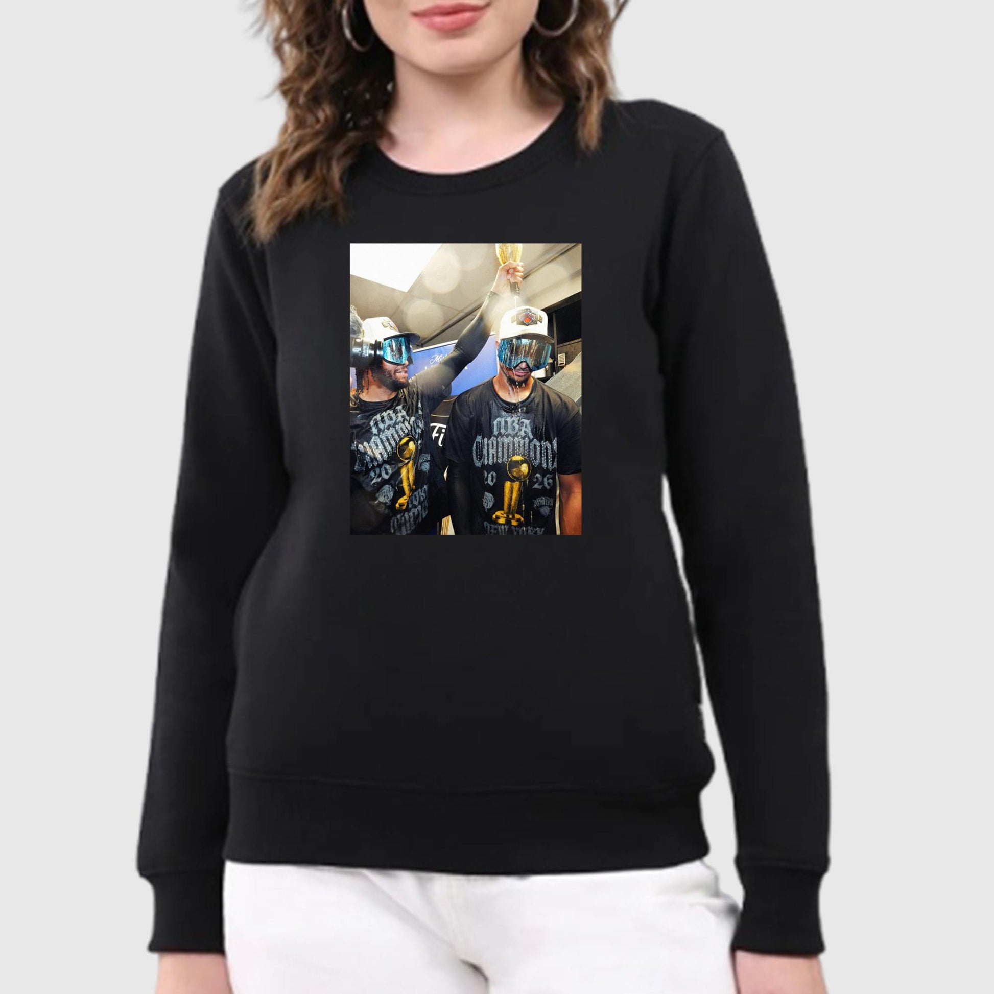 Jalen Brunson Josh Hart Champagne Celebration Shirt