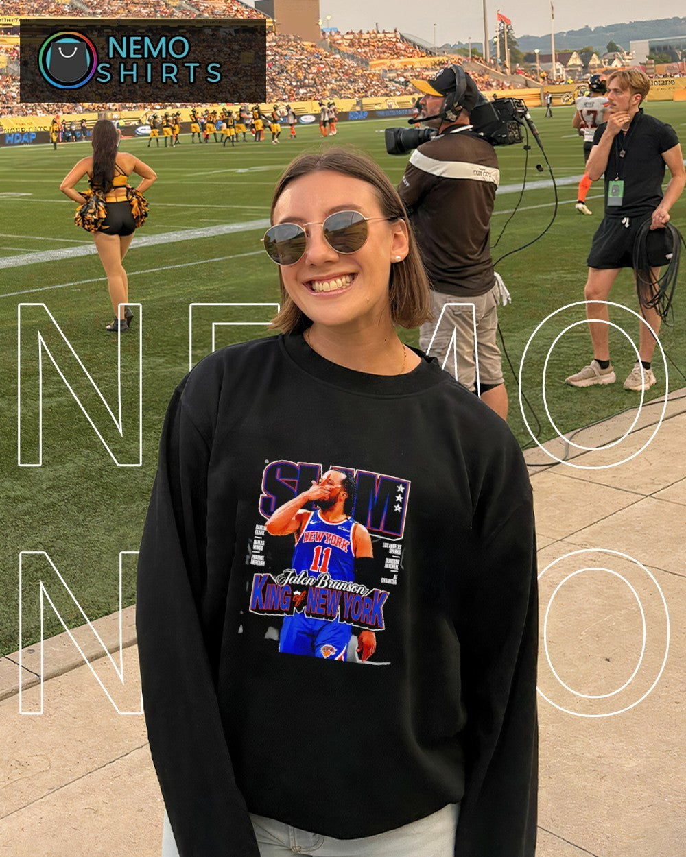 Jalen Brunson King of New York photograph shirt