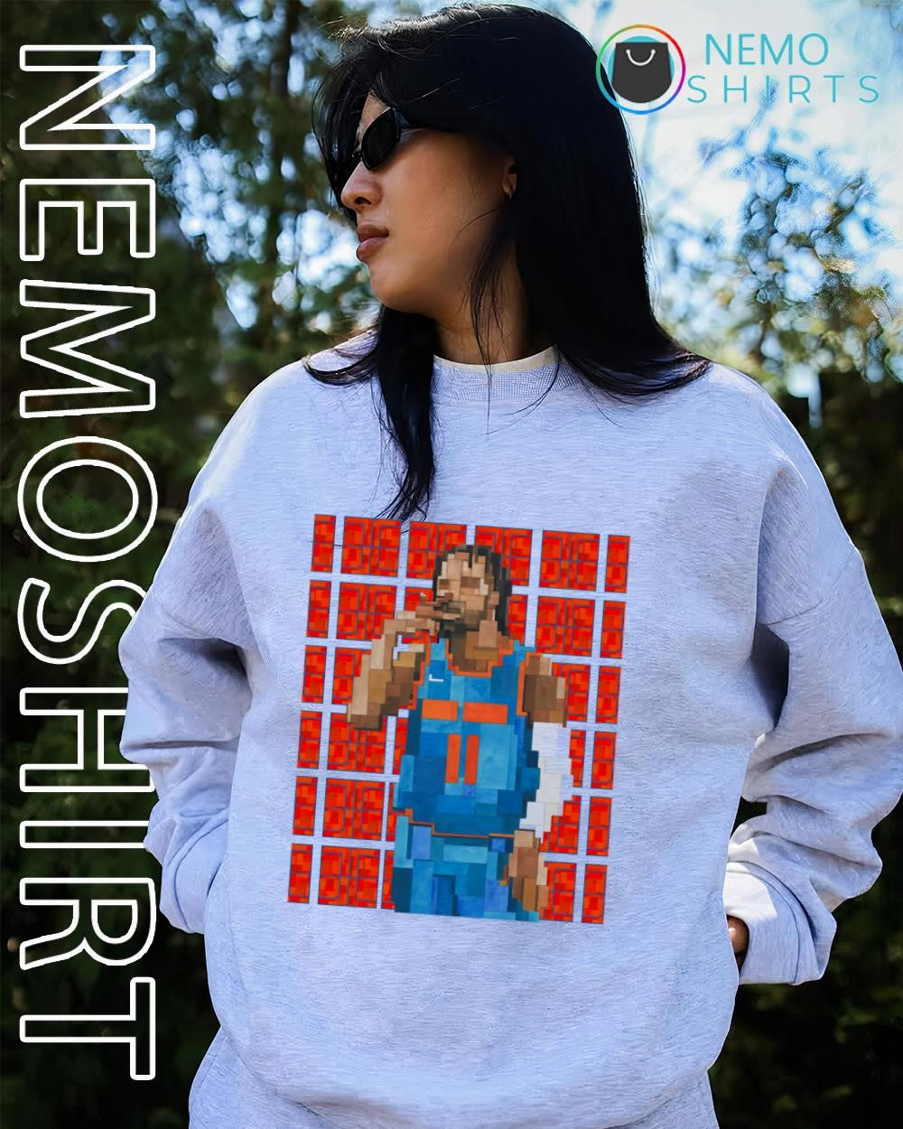 Jalen Brunson Knicks three-point celebration shirt