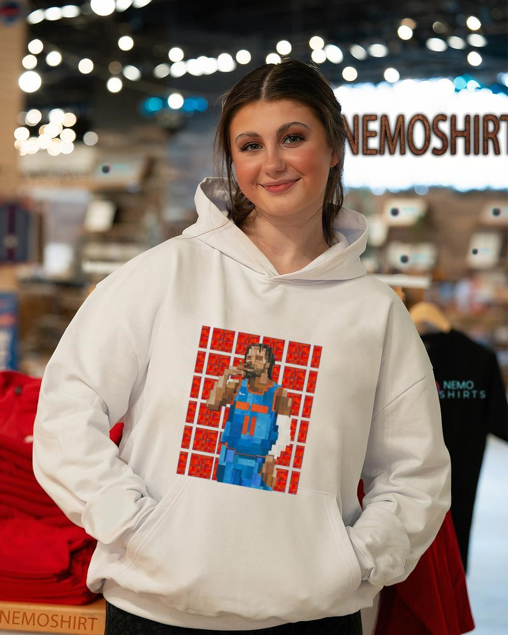 Jalen Brunson Knicks three-point celebration shirt