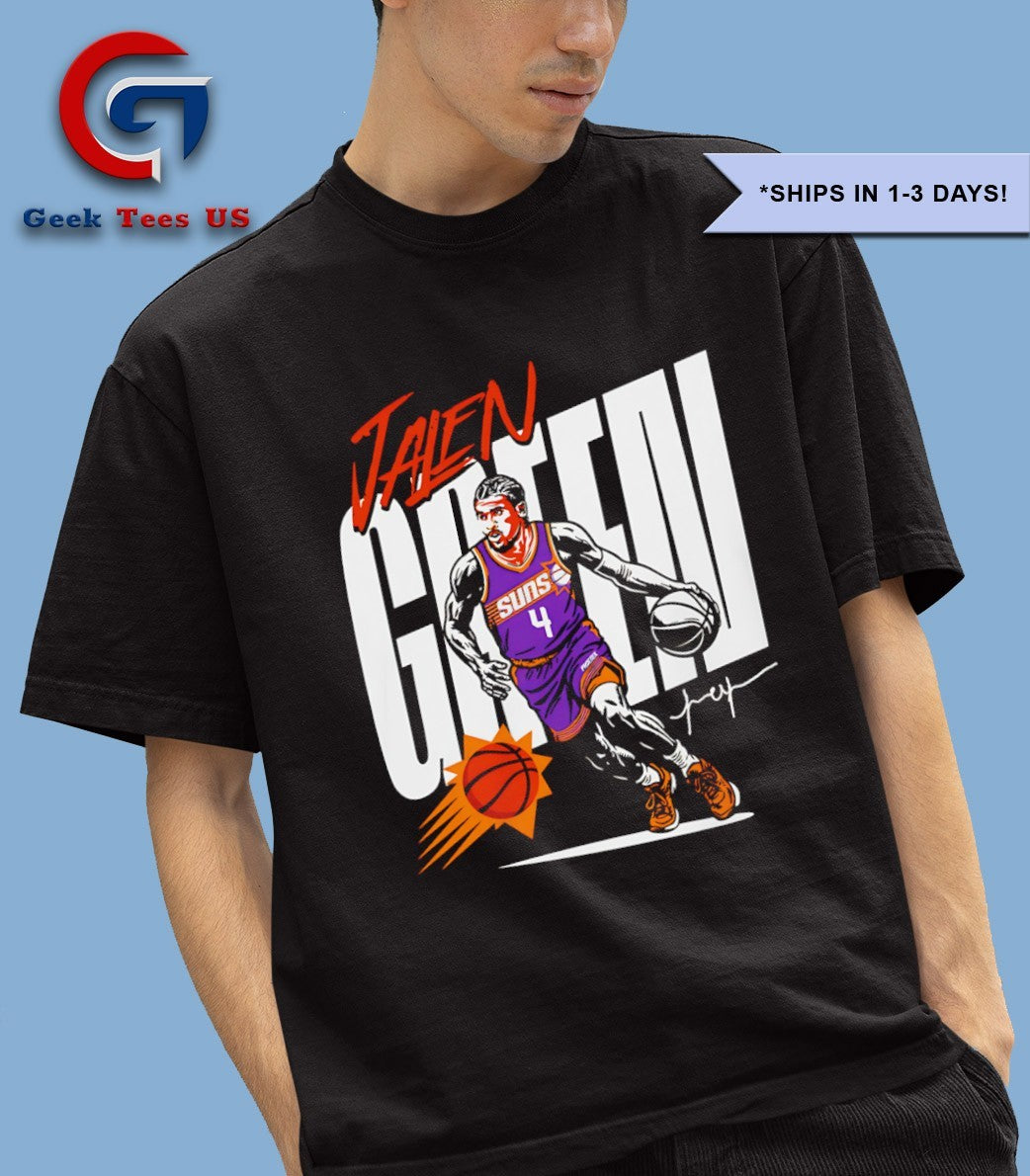 Jalen Green Phoenix Suns NBA 2025 signature shirt