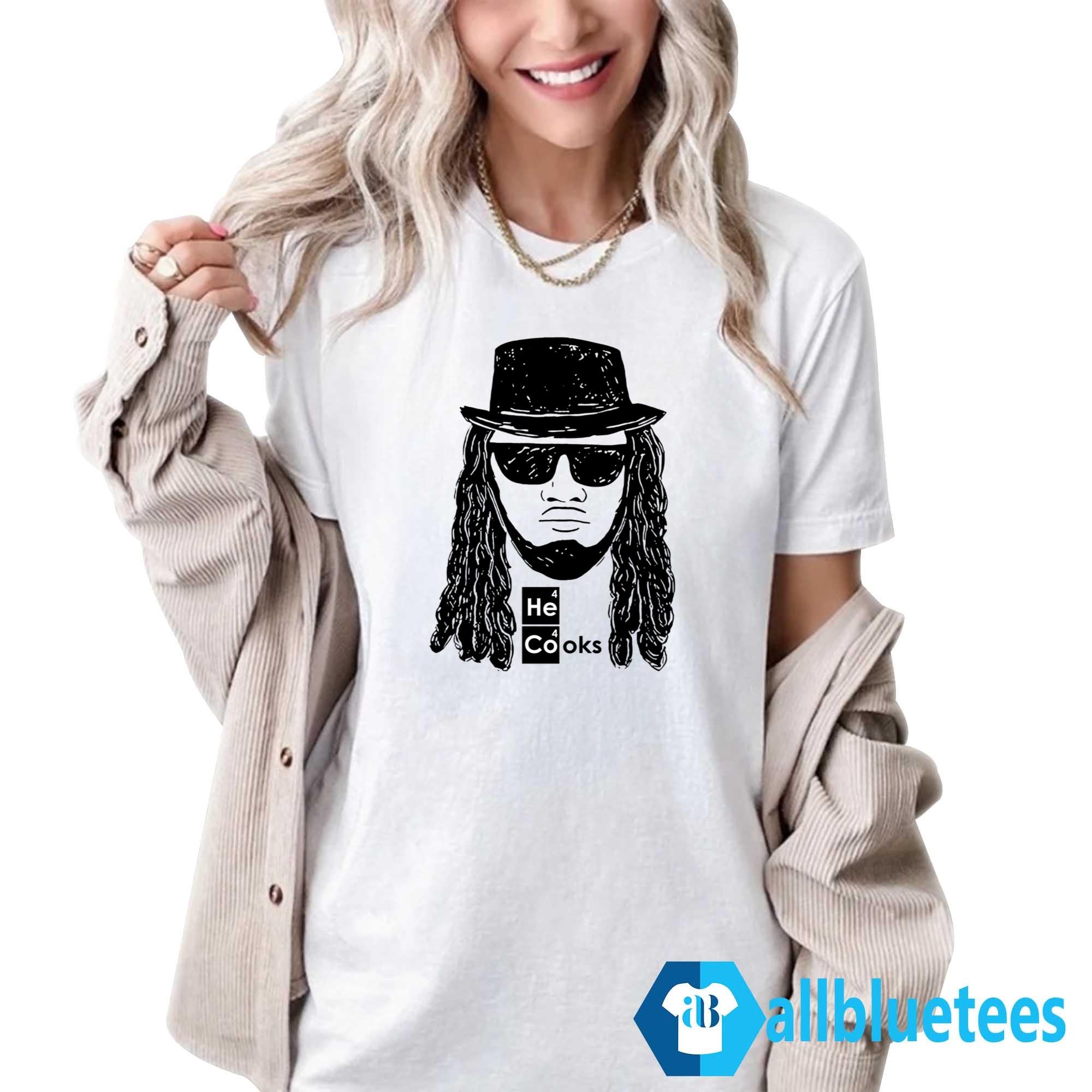 James Cook He Cooks Funny Science Shirt