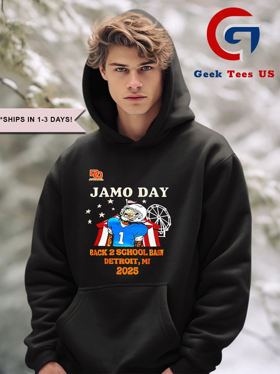 Jameson Williams Detroit Lions Jamo Day Back 2 School Bash 2025 shirt