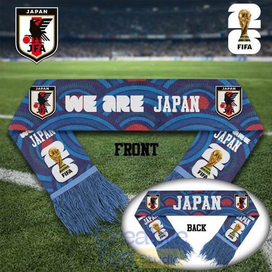 Japan National Soccer Team WC26 Premium Scarf