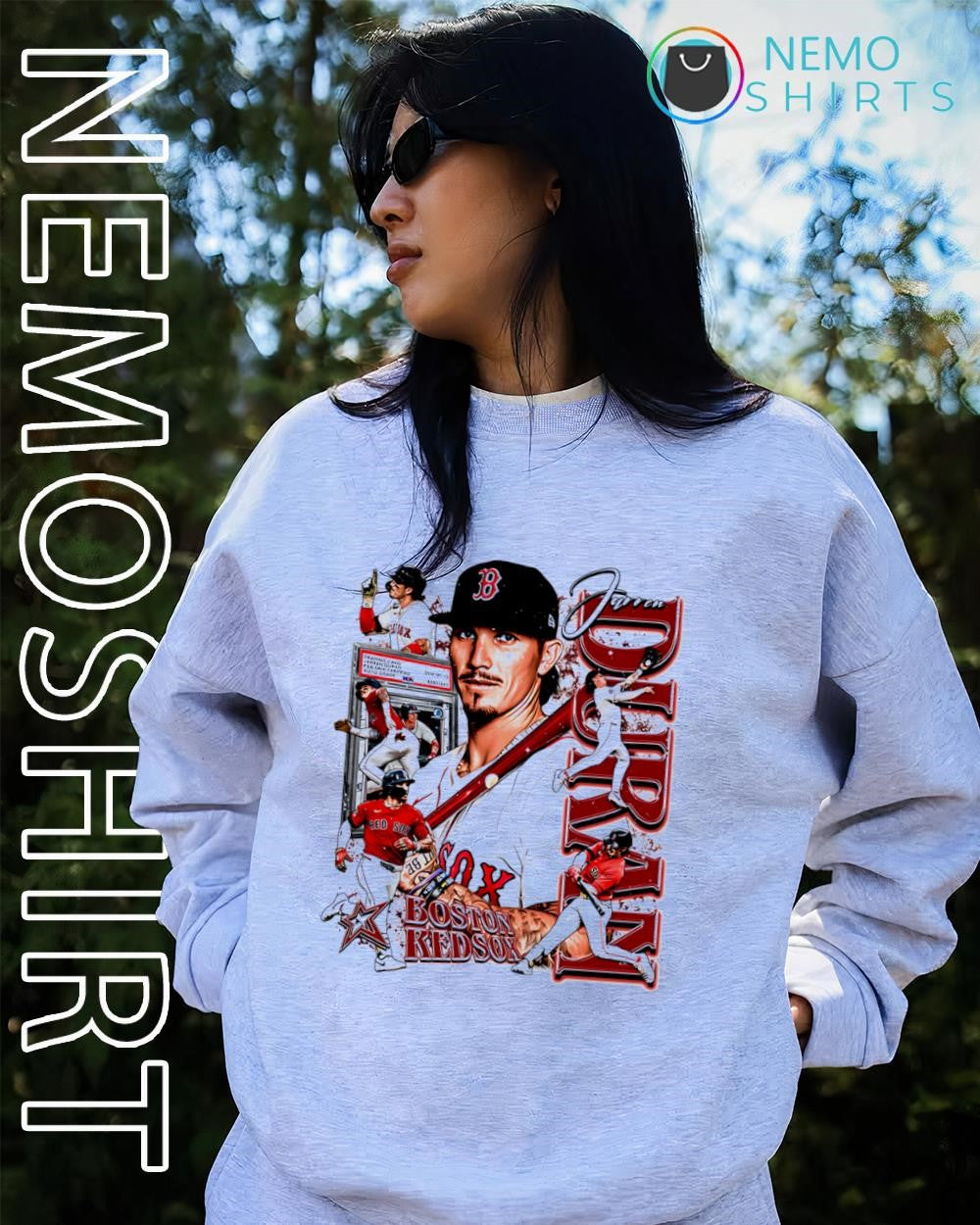 Jarren Duran Boston Red Sox star player baseball shirt