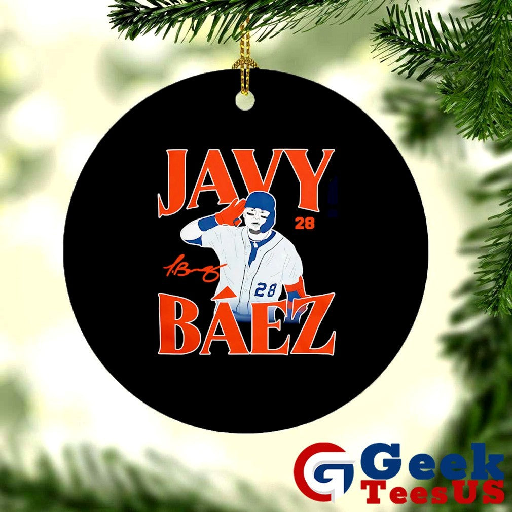 Javier Báez Javy Báez Detroit Tigers football signature shirt