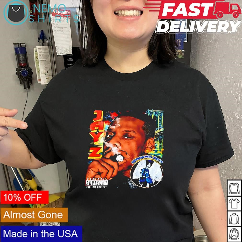 Jay Z Reasonable Doubt Parental advisory explicit content shirt