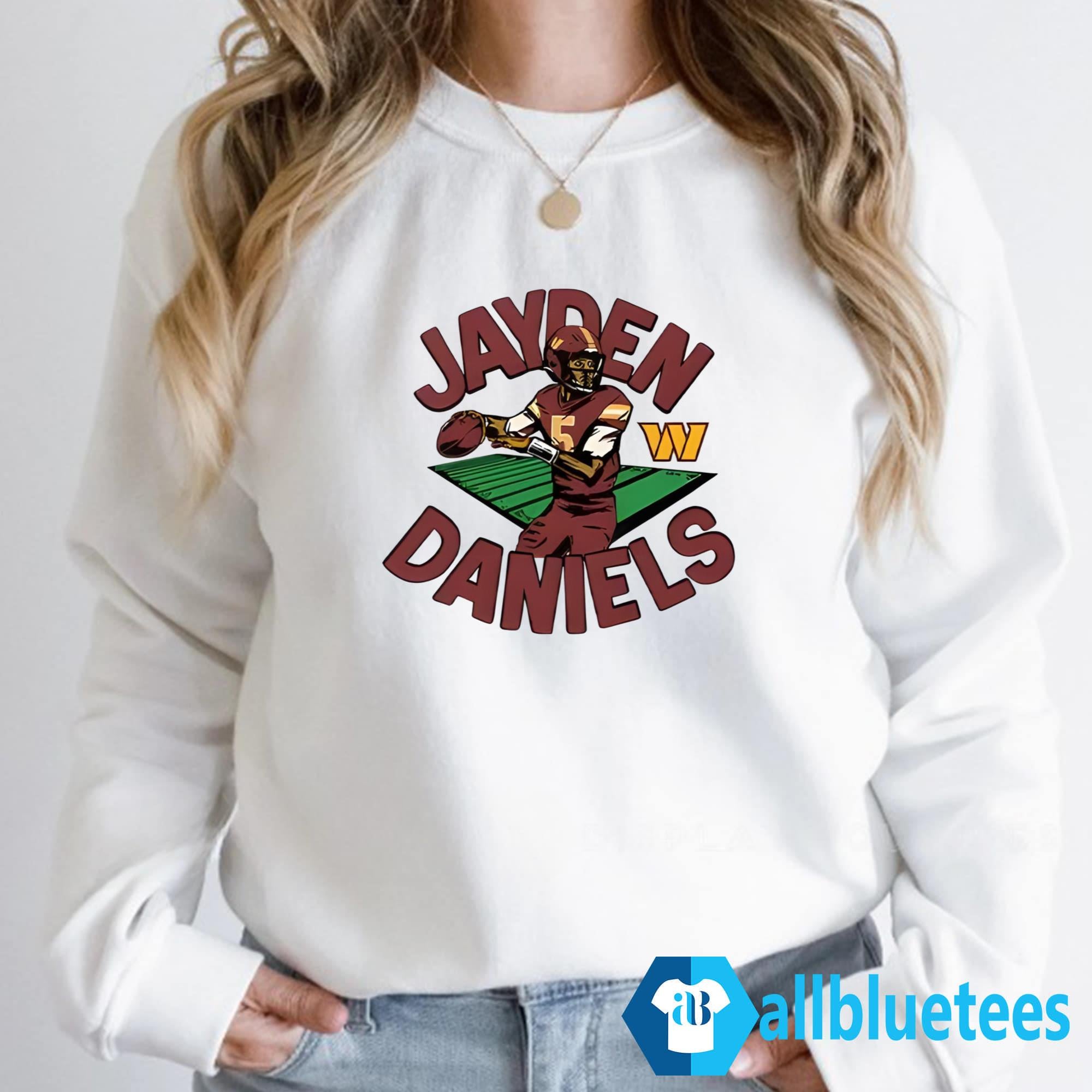 Jayden Daniels 5 Washington Shirt