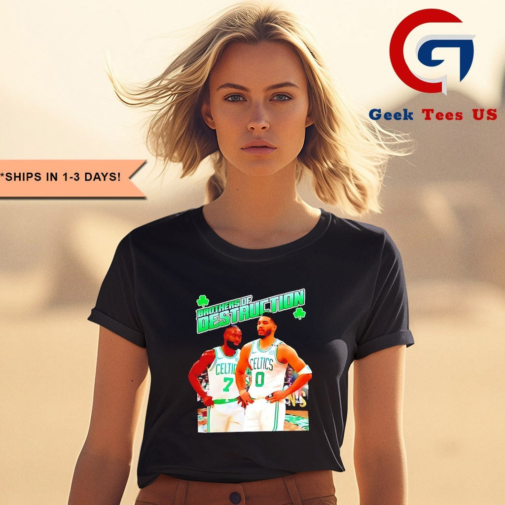 Jayson Tatum and Jaylen Brown Brothers Of Destruction shirt