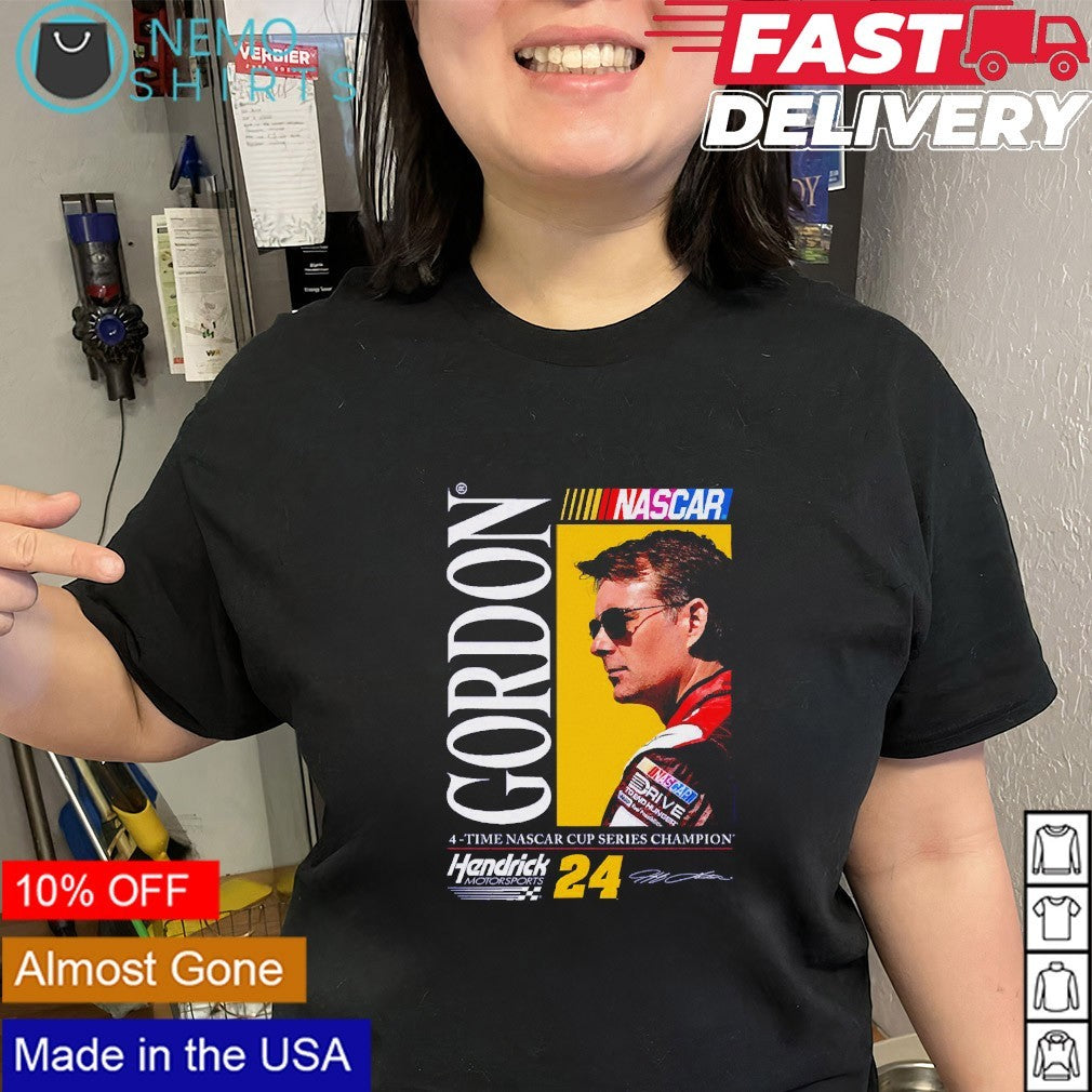 Jeff Gordon 4 time Nascar Cup Series champion shirt