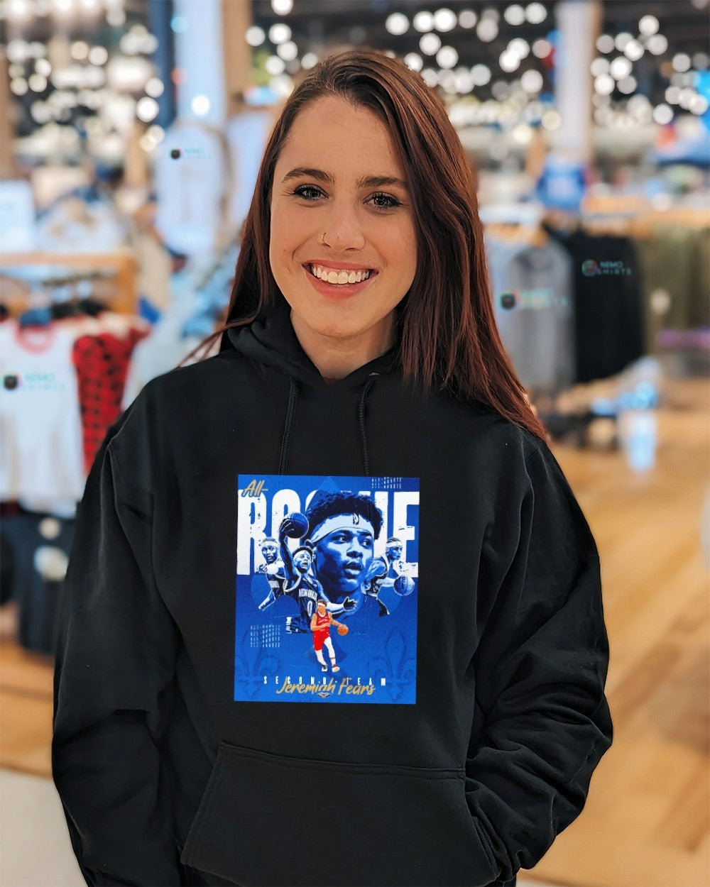 Jeremiah Fears New Orleans Pelicans Rookie player graphic shirt