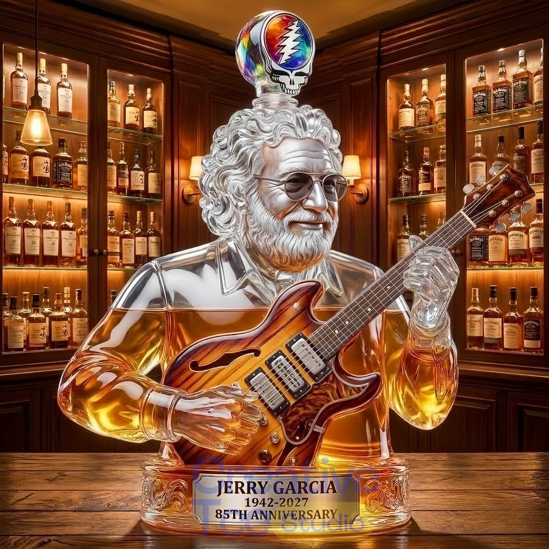 Jerry Garcia 85th Anniversary Whisky Bottle