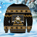 Jesus Saves Hockey Ugly Christmas Sweater