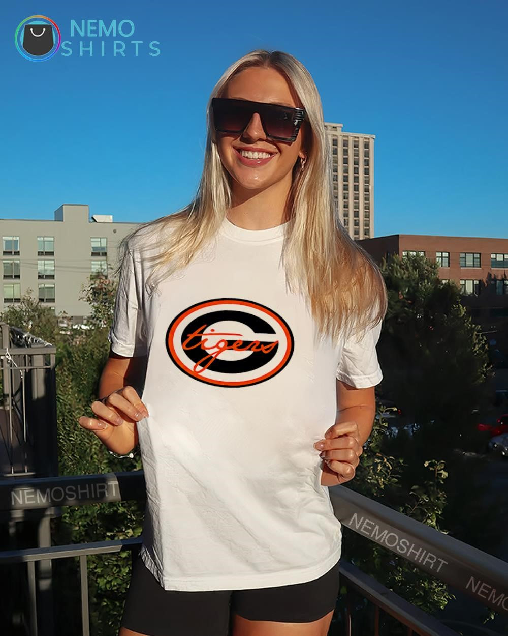 Guymon High School Tigers logo shirt