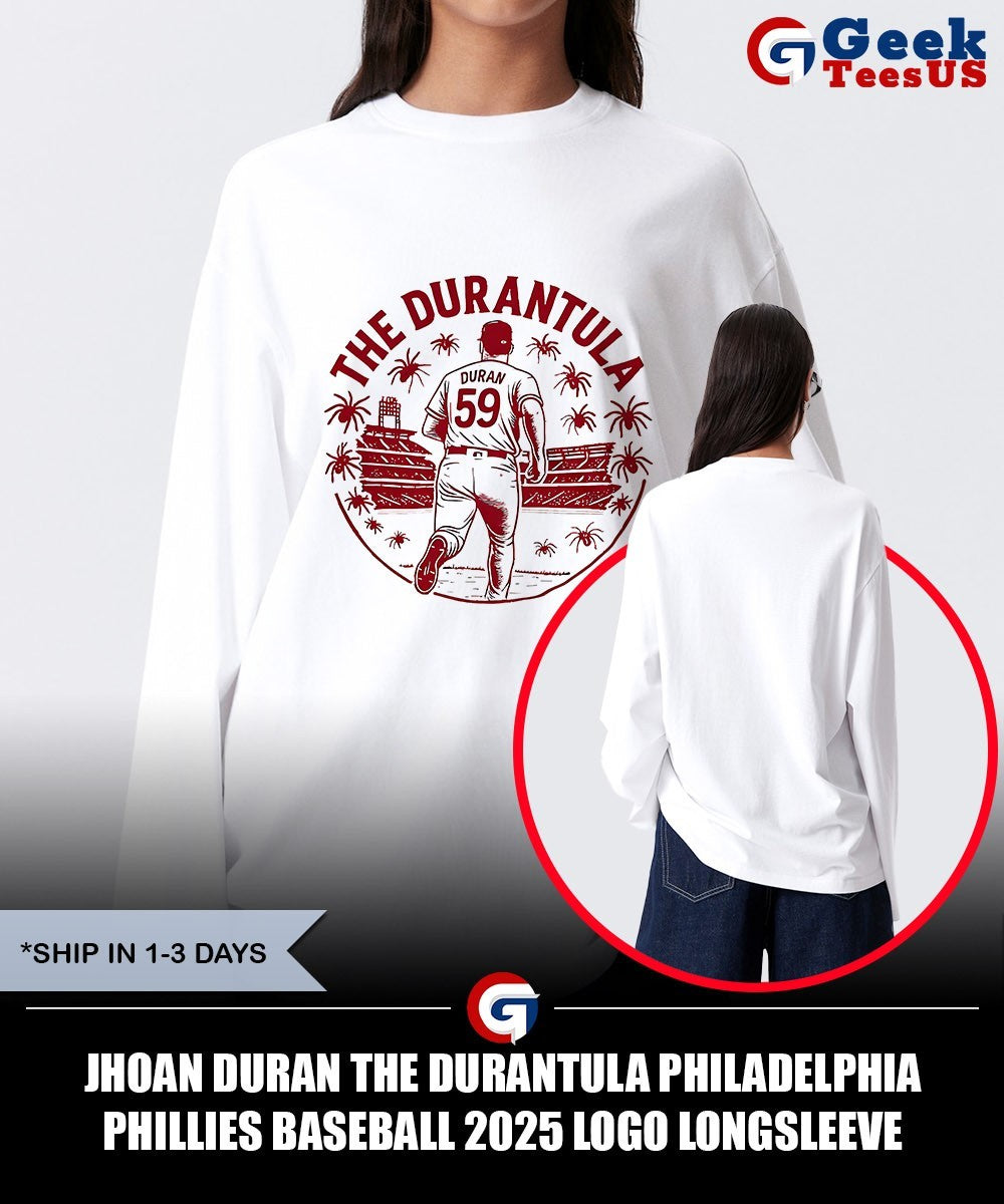 Jhoan Duran the Durantula Philadelphia Phillies baseball 2025 logo shirt
