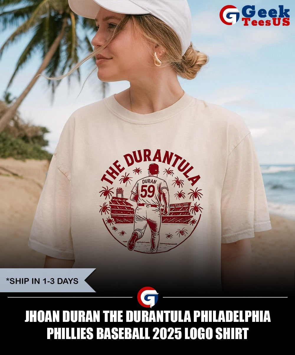 Jhoan Duran the Durantula Philadelphia Phillies baseball 2025 logo shirt