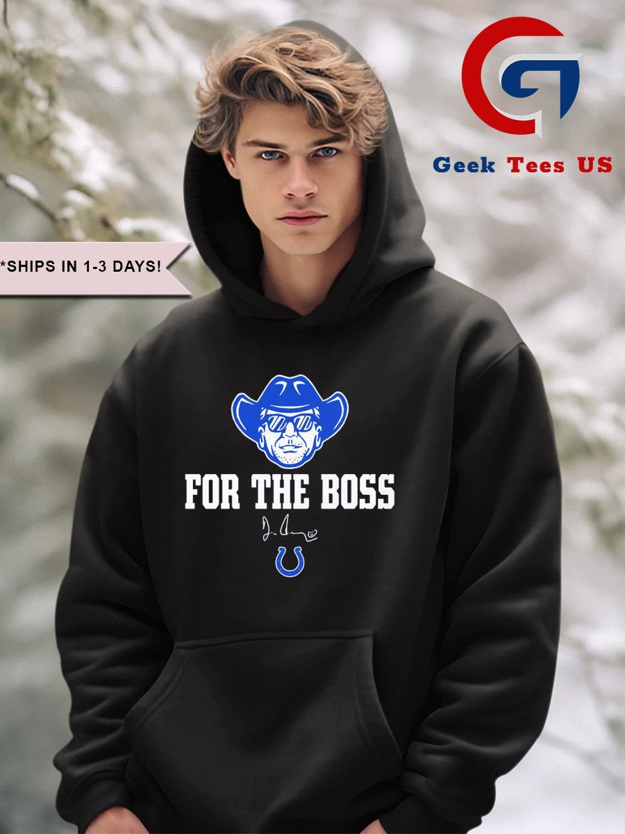Jim Irsay Indianapolis Colts for the Boss signature shirt