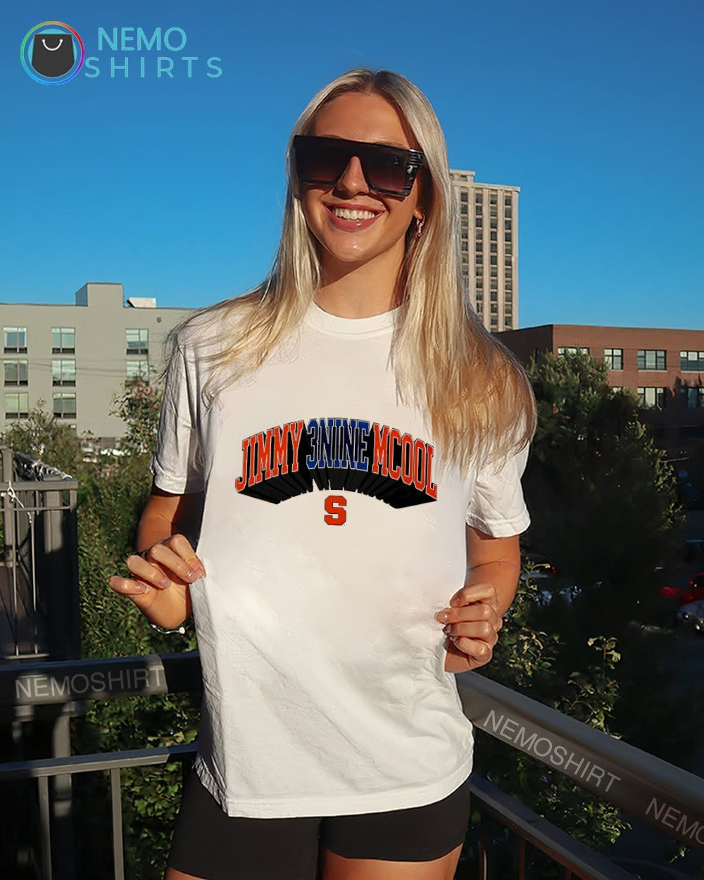 Jimmy 3nine Mccool Syracuse Orange logo shirt