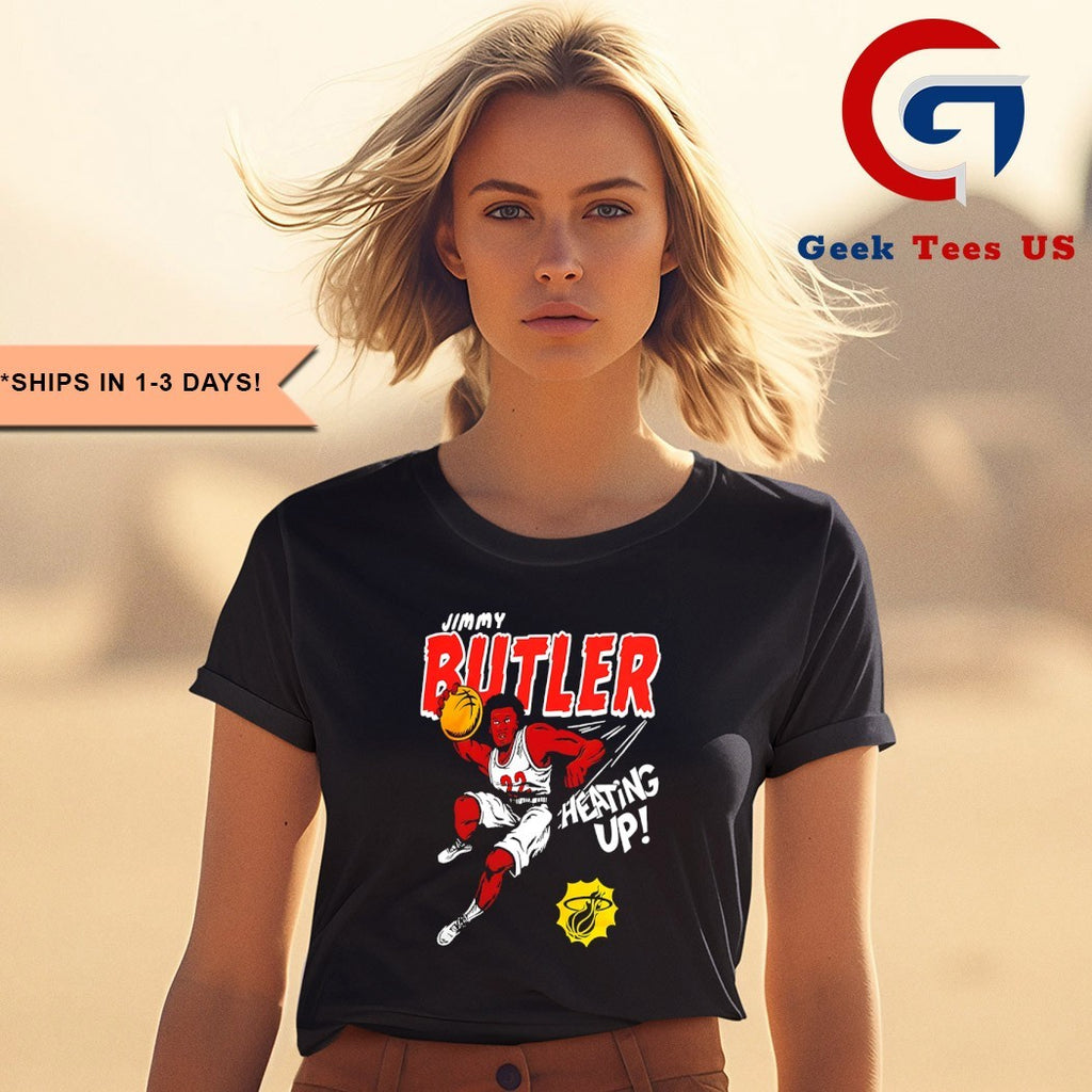 Jimmy Butler III Miami Heat Homage Comic Book Heating Up shirt