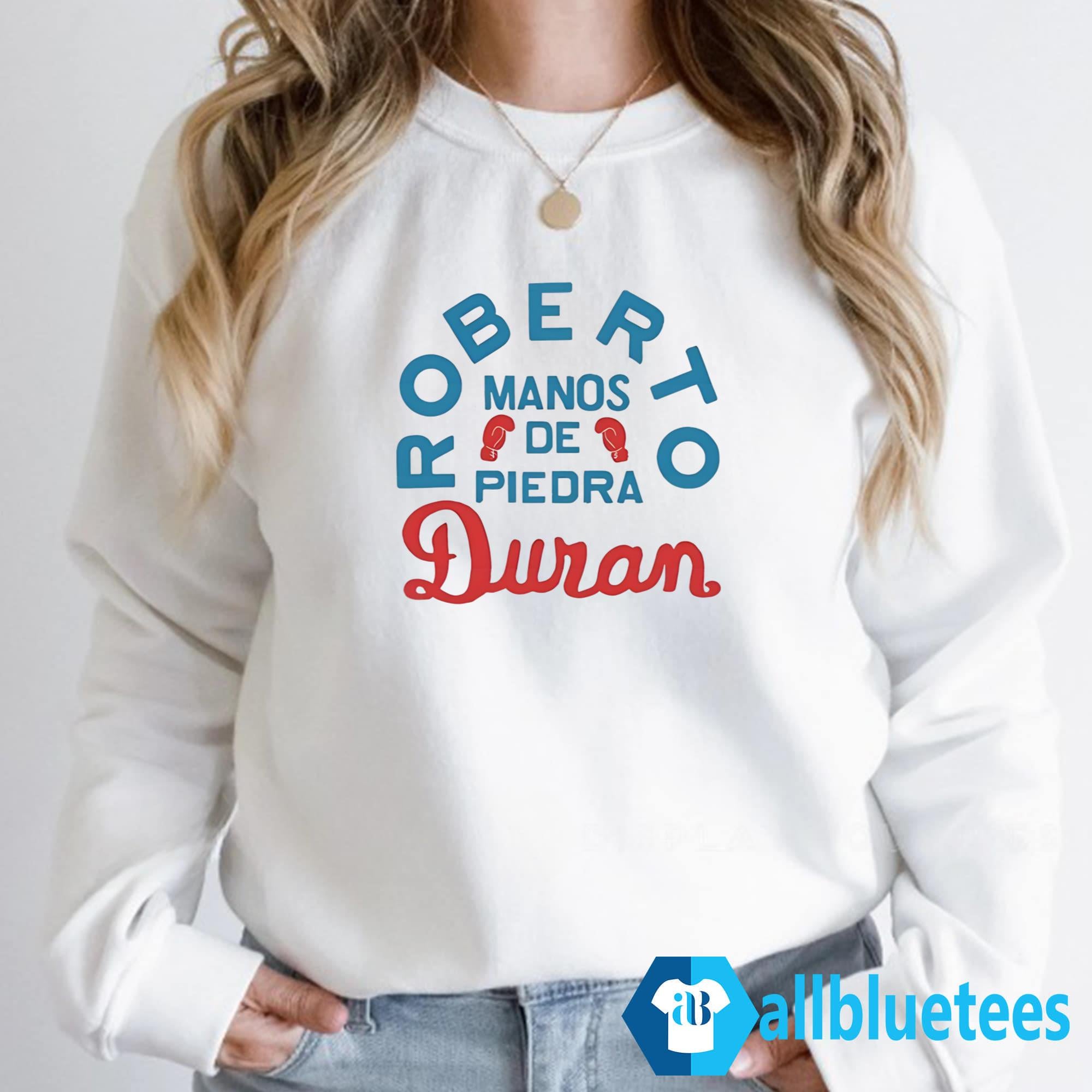 Joe Rogan Wearing Roberto Manos De Piedra Duran Shirt