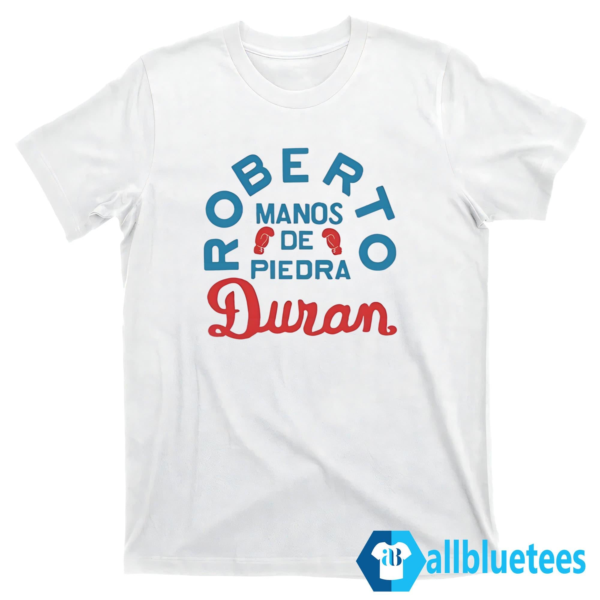 Joe Rogan Wearing Roberto Manos De Piedra Duran Shirt