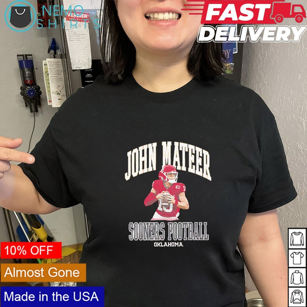 John Mateer Sooner Oklahoma Sooners quarterback football shirt