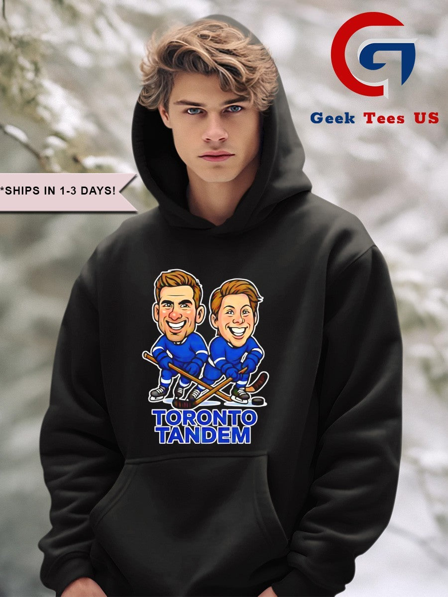 John Tavares and Mitch Marner Toronto Tandem Hockey caricatures shirt