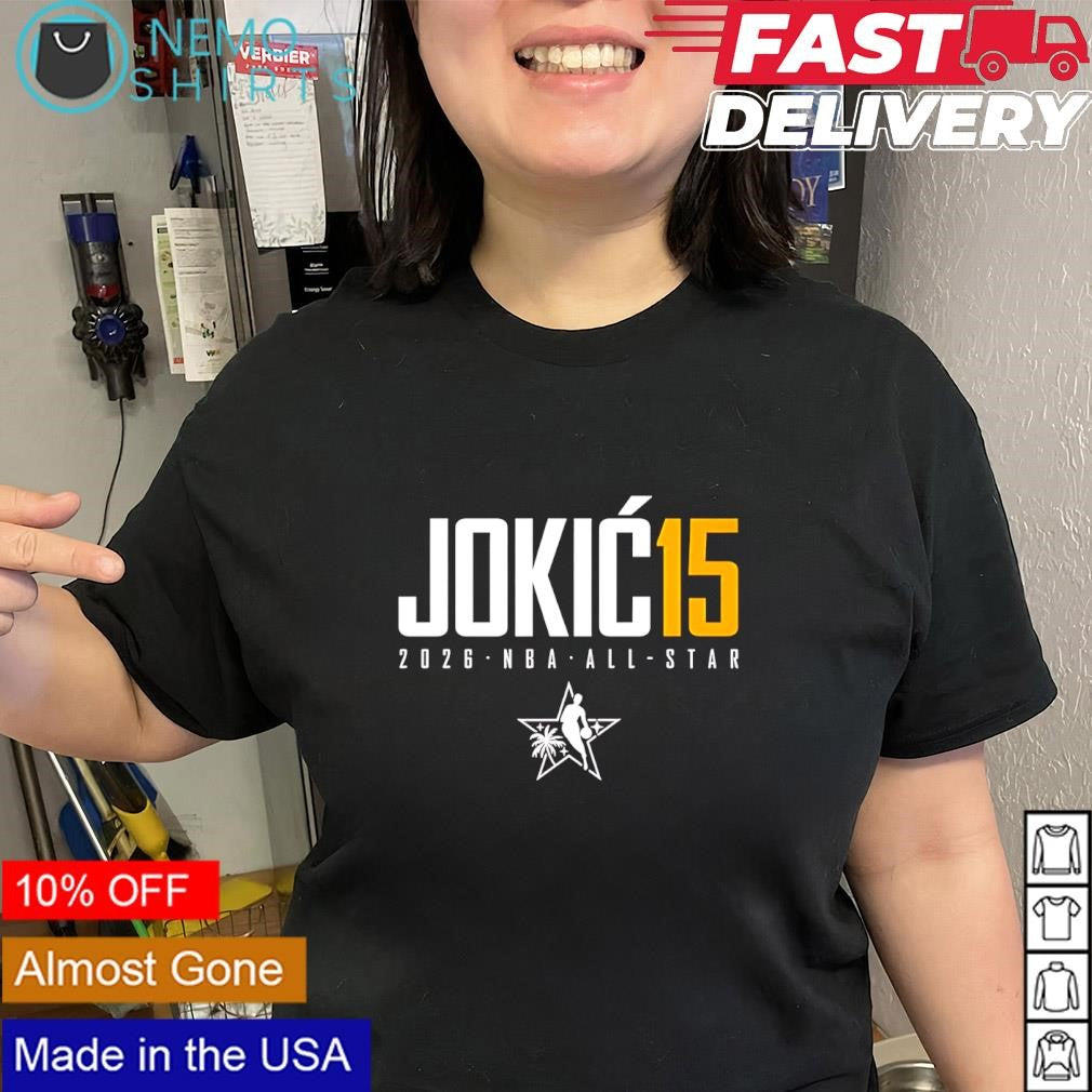 Jokic15 Denver Nuggets 2026 NBA All-Star shirt