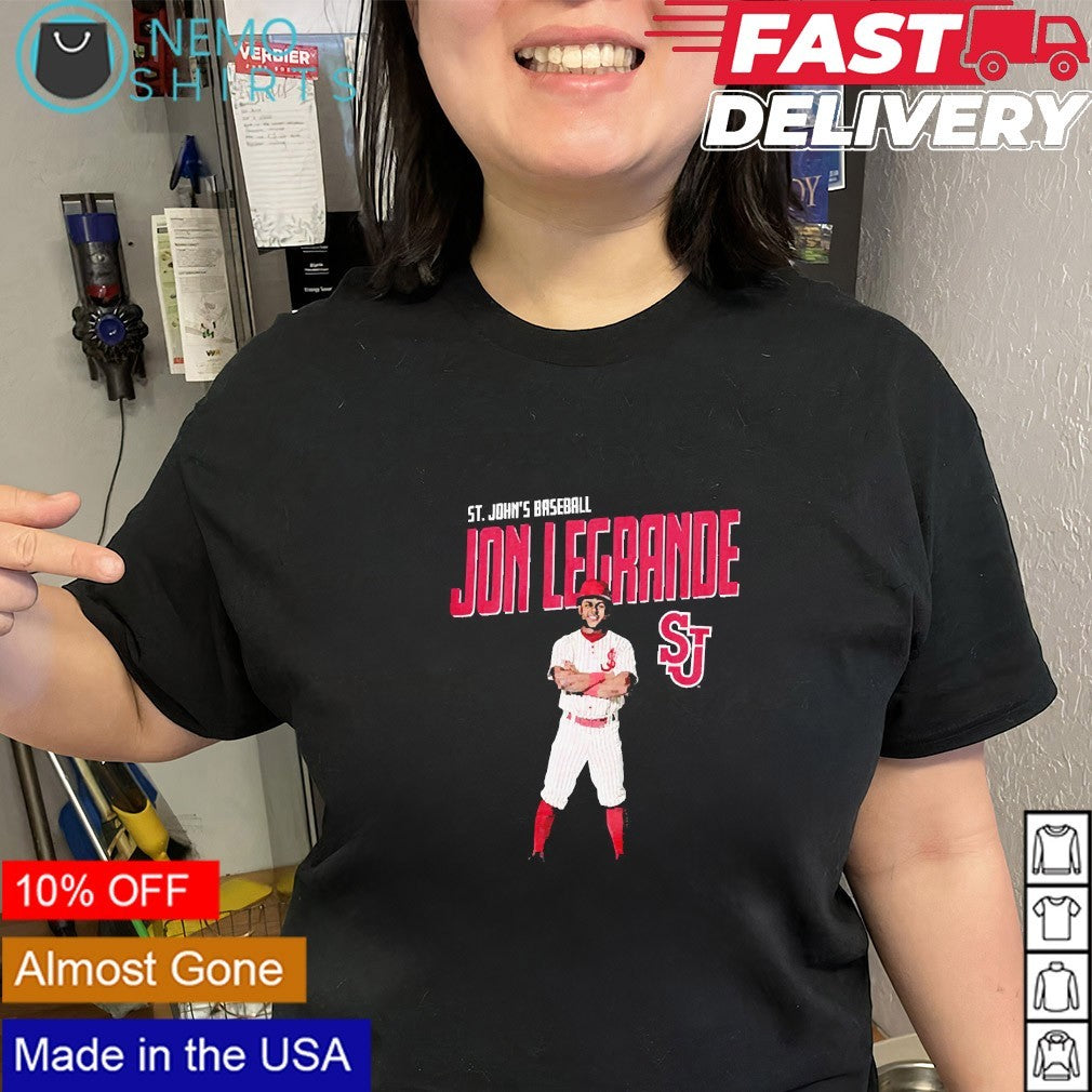 Jon LeGrande St. John’s Red Storm baseball legend player shirt