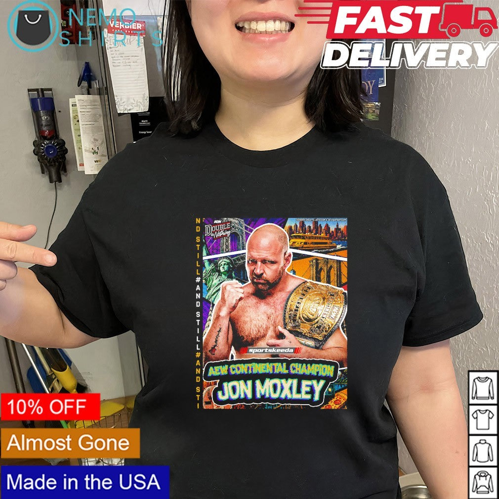 Jon Moxley AEW Continental champion Double or Nothing shirt
